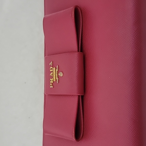 COPY - PRADA Saffiano Leather Pink Zippy Wallet - Picture 2 of 7